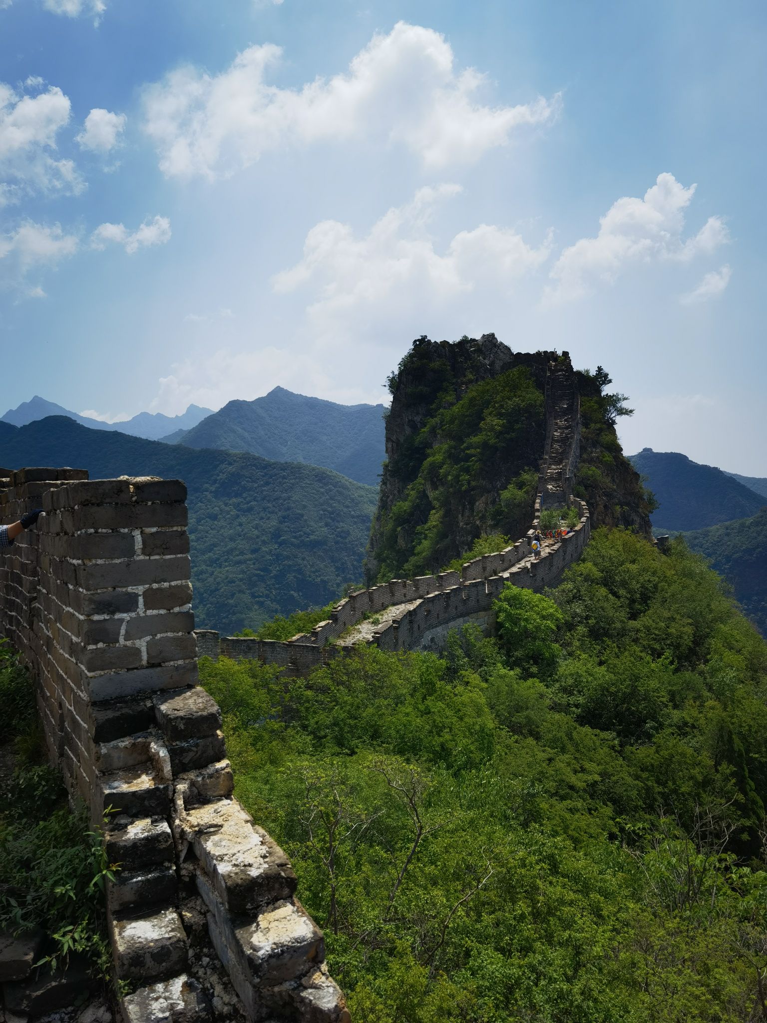 响水湖长城风景区图片