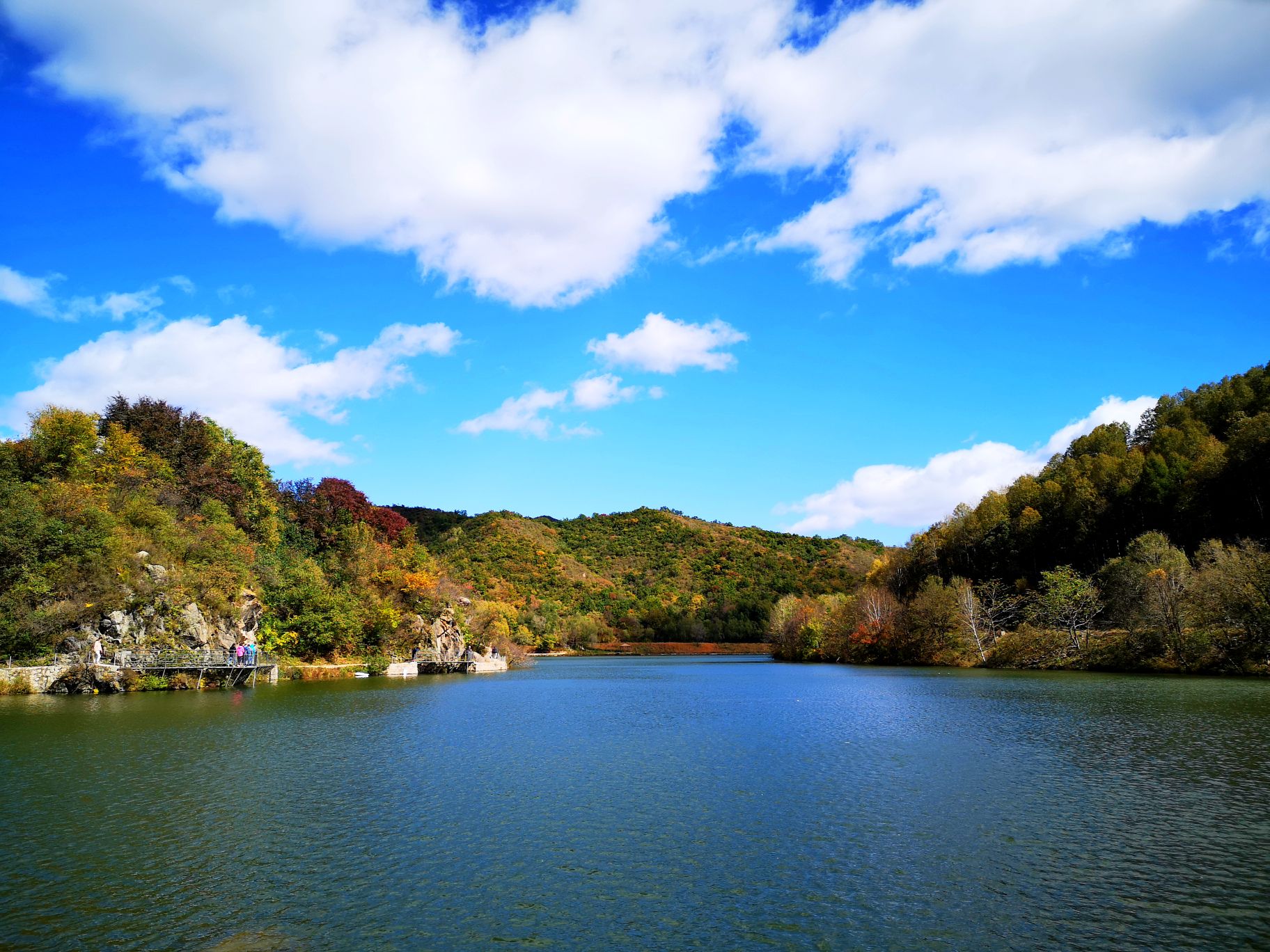 玉渡山风景区图片图片