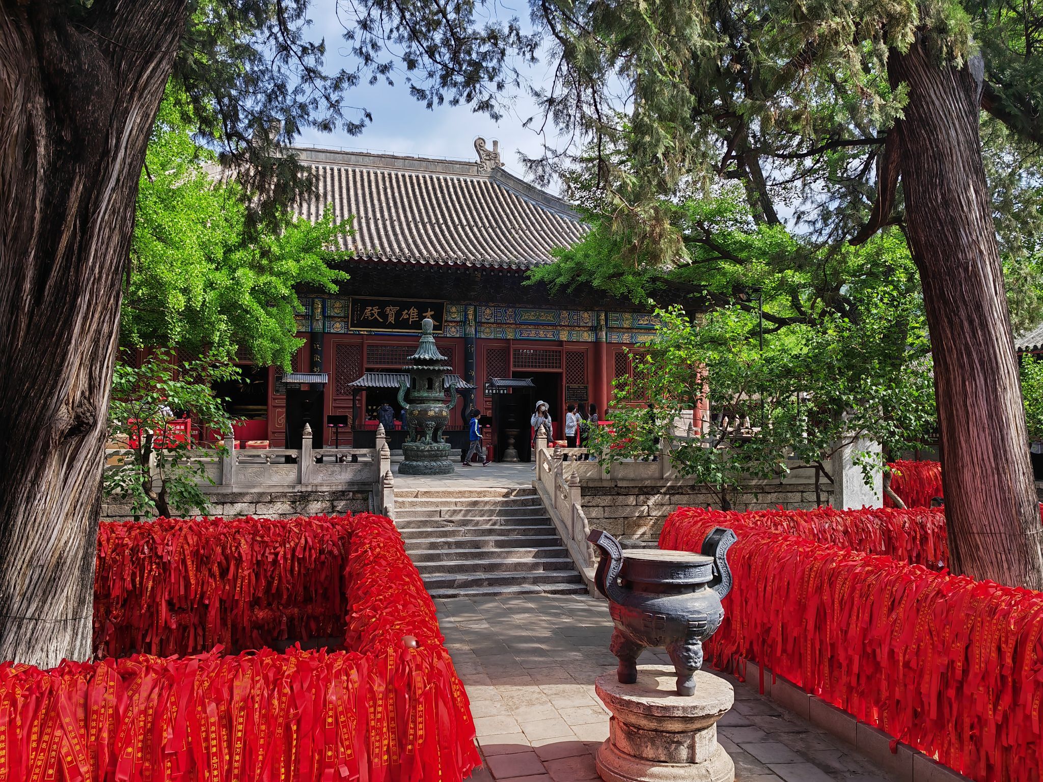 游览北京怀柔红螺寺（四），姻缘求子拜观音