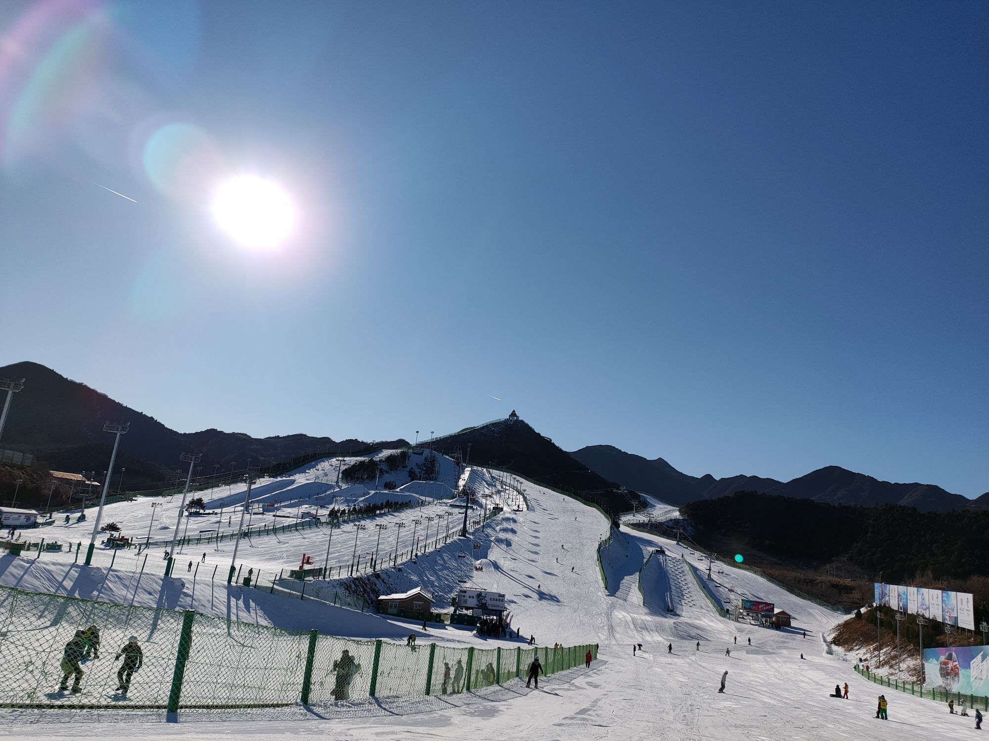 北京密云滑雪场图片