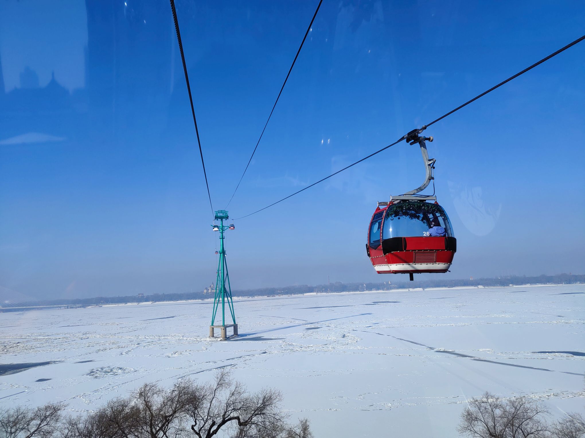 【携程攻略】哈尔滨松花江观光索道适合商务旅行旅游吗,松花江观光