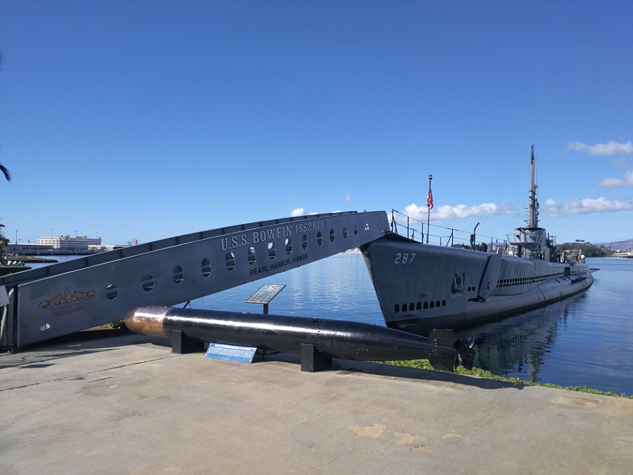 可惜密苏里号没有时间去参观了