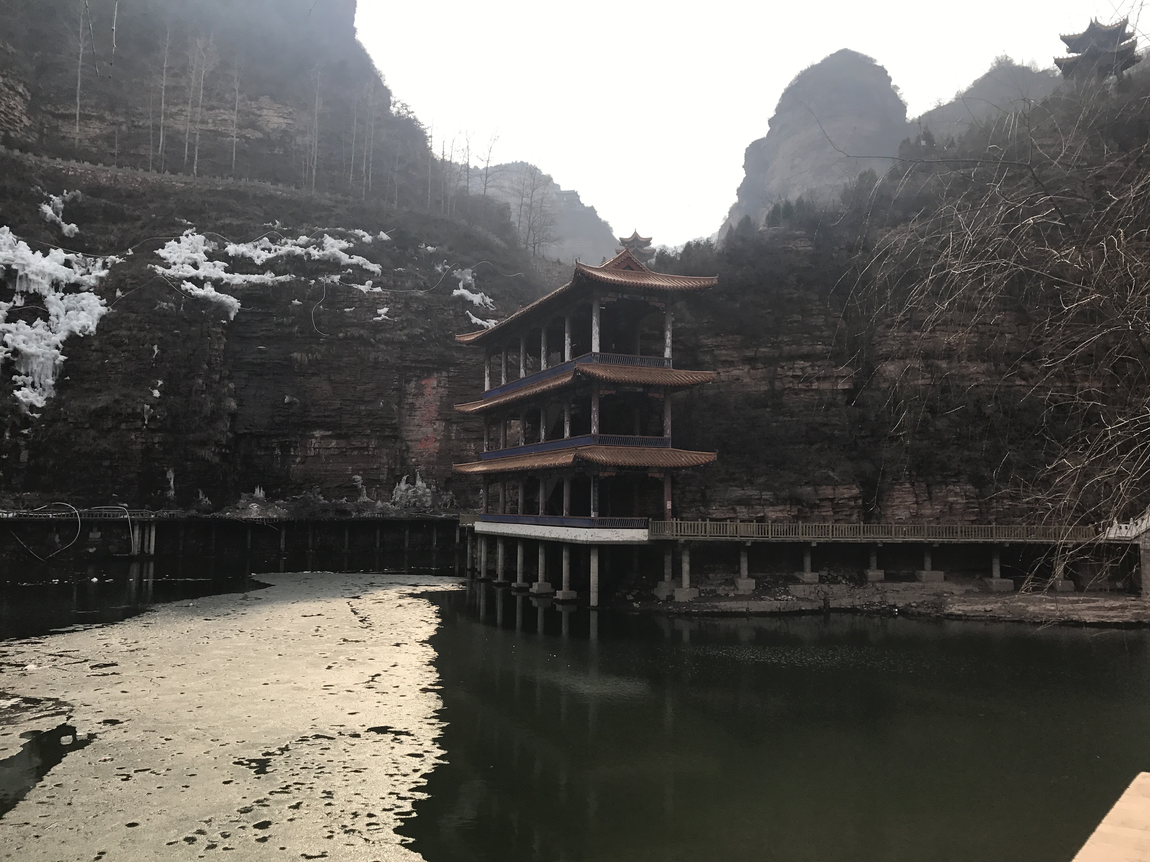 七步溝景區位於河北武安活水鄉境內,河北武安國家地質公園,國家森林