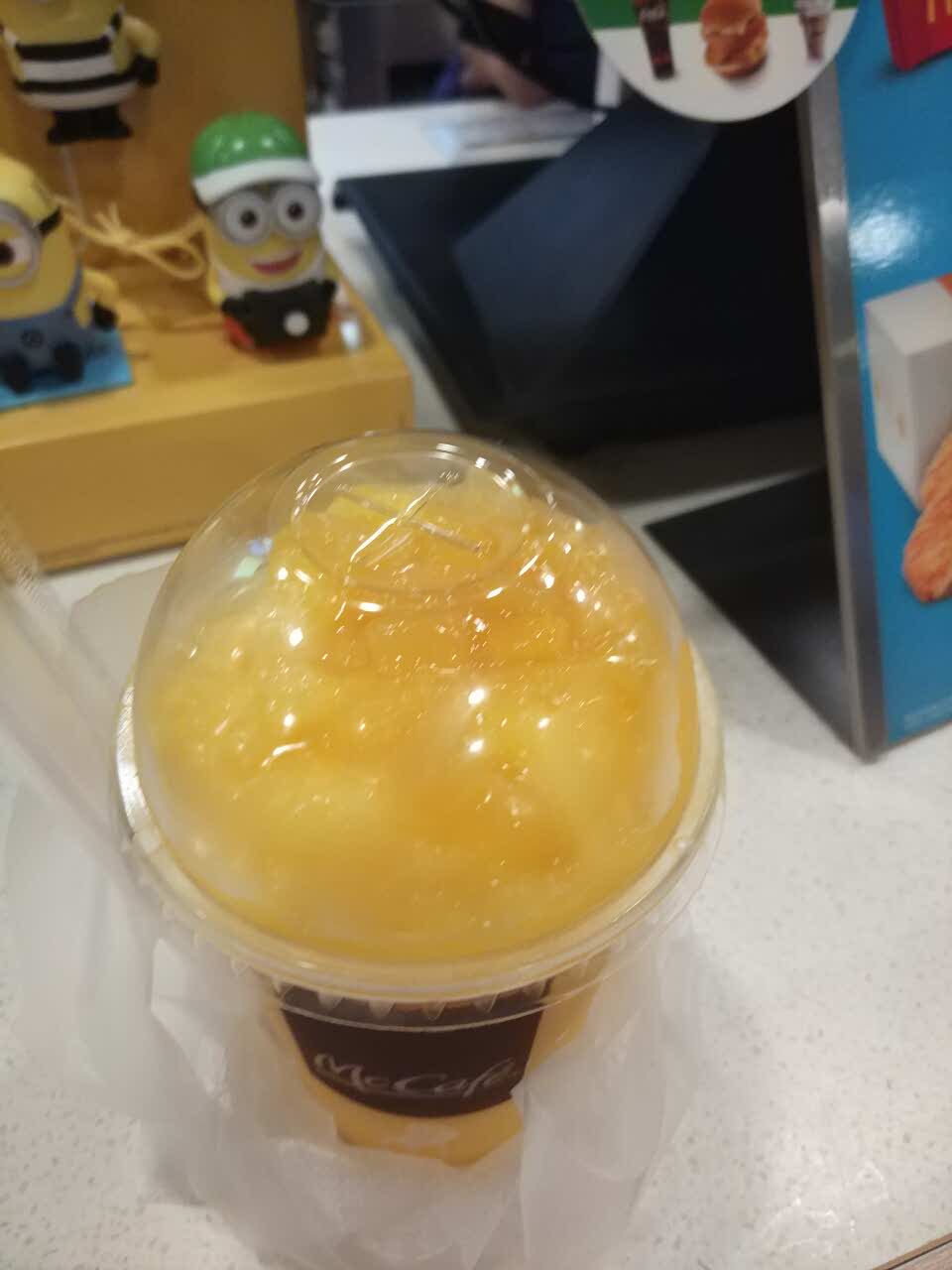 【携程美食林】上海麦当劳(闵行六亿伴店)餐馆,大杯芒果果肉雪冰加上