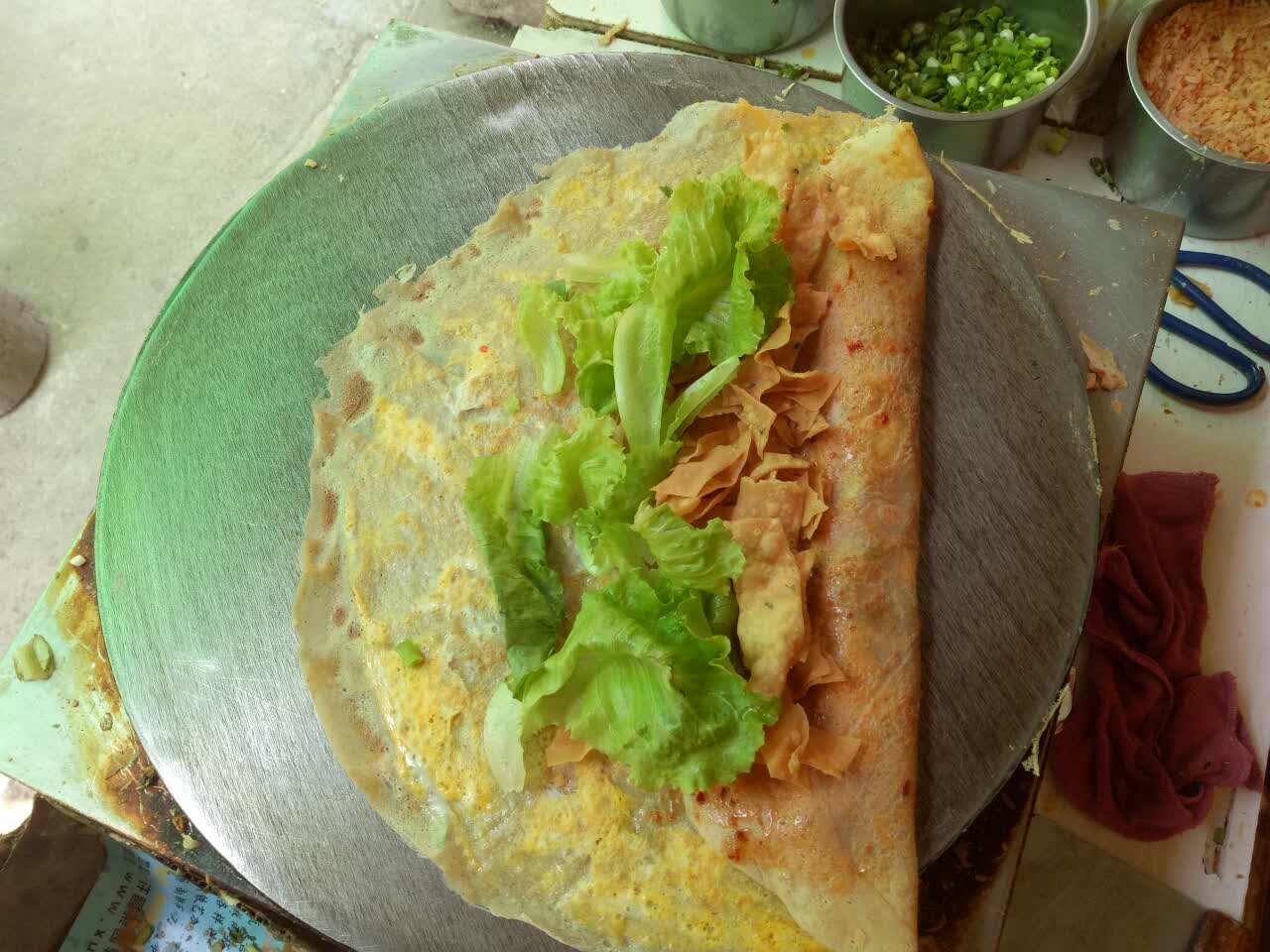 无油杂粮煎饼好吃不贵,健康惠值得推荐!