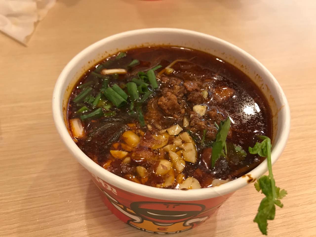 无论是哪里的莱得快看到必吃,酸辣粉猪肉里脊必点,今天尽然人少,开心