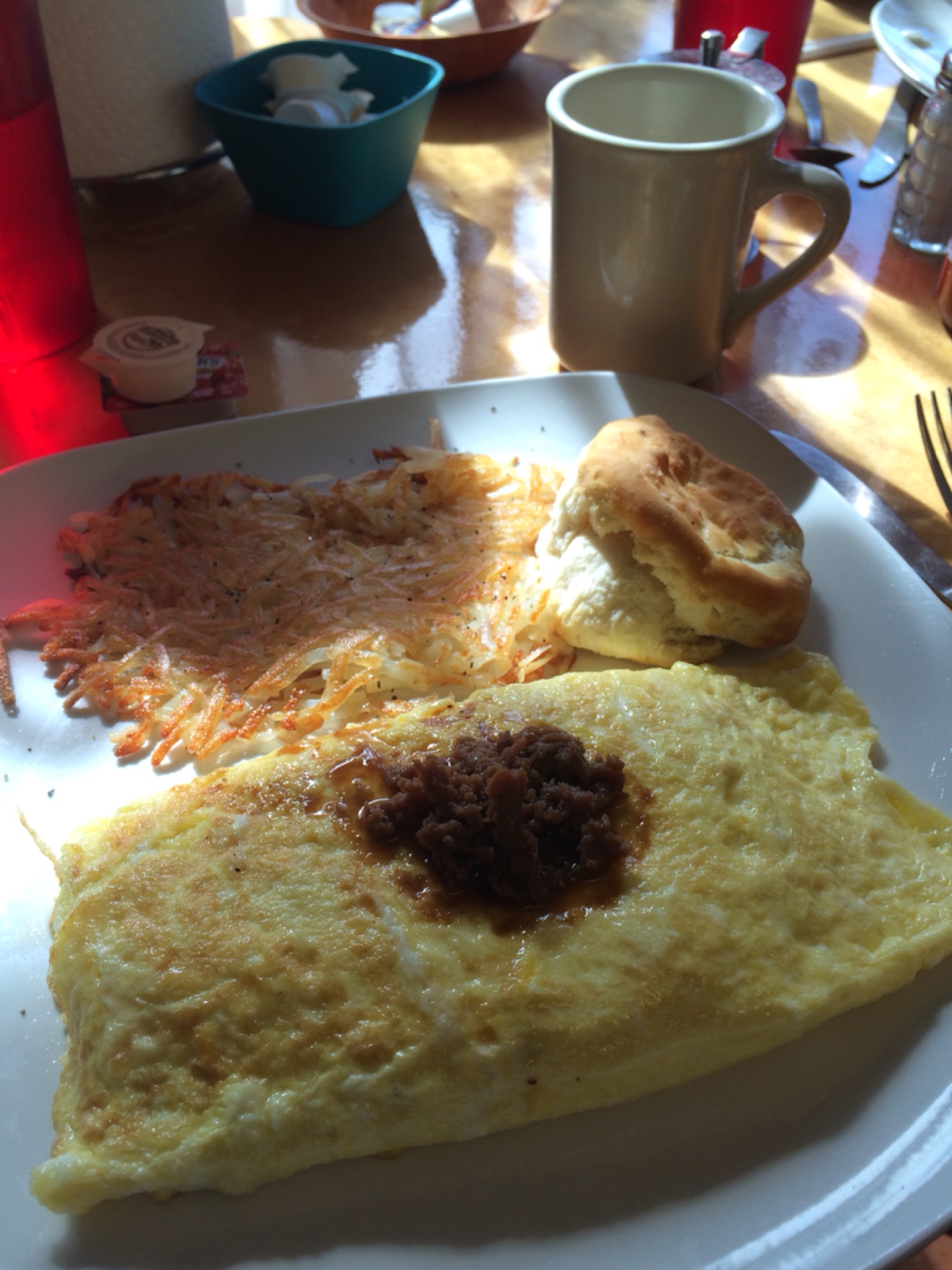 order the bulgogi omelet- it's amazing!