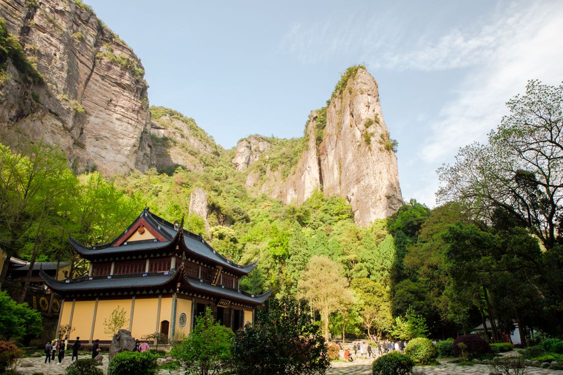 【攜程攻略】雁蕩山靈巖景區景點,神鵰俠侶的拍攝地之一,山裡面空氣真