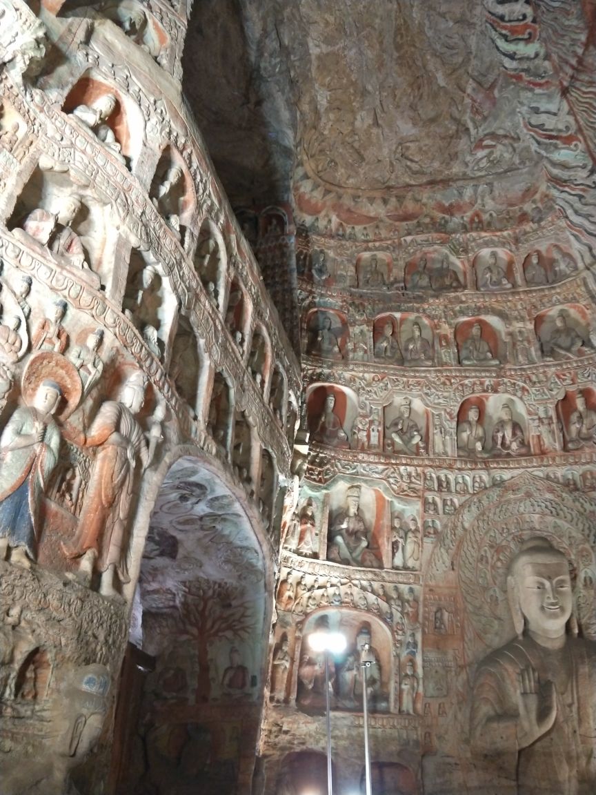 【携程攻略】大同万佛洞景点,洞长500米,记载了中国佛教发展历史的