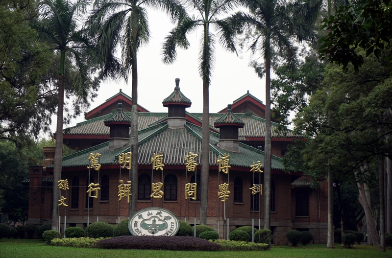 中山大学旅游景点攻略图