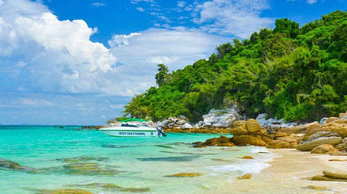 泰国芭堤雅无人三岛\/沙美岛+酒店接送一日游【