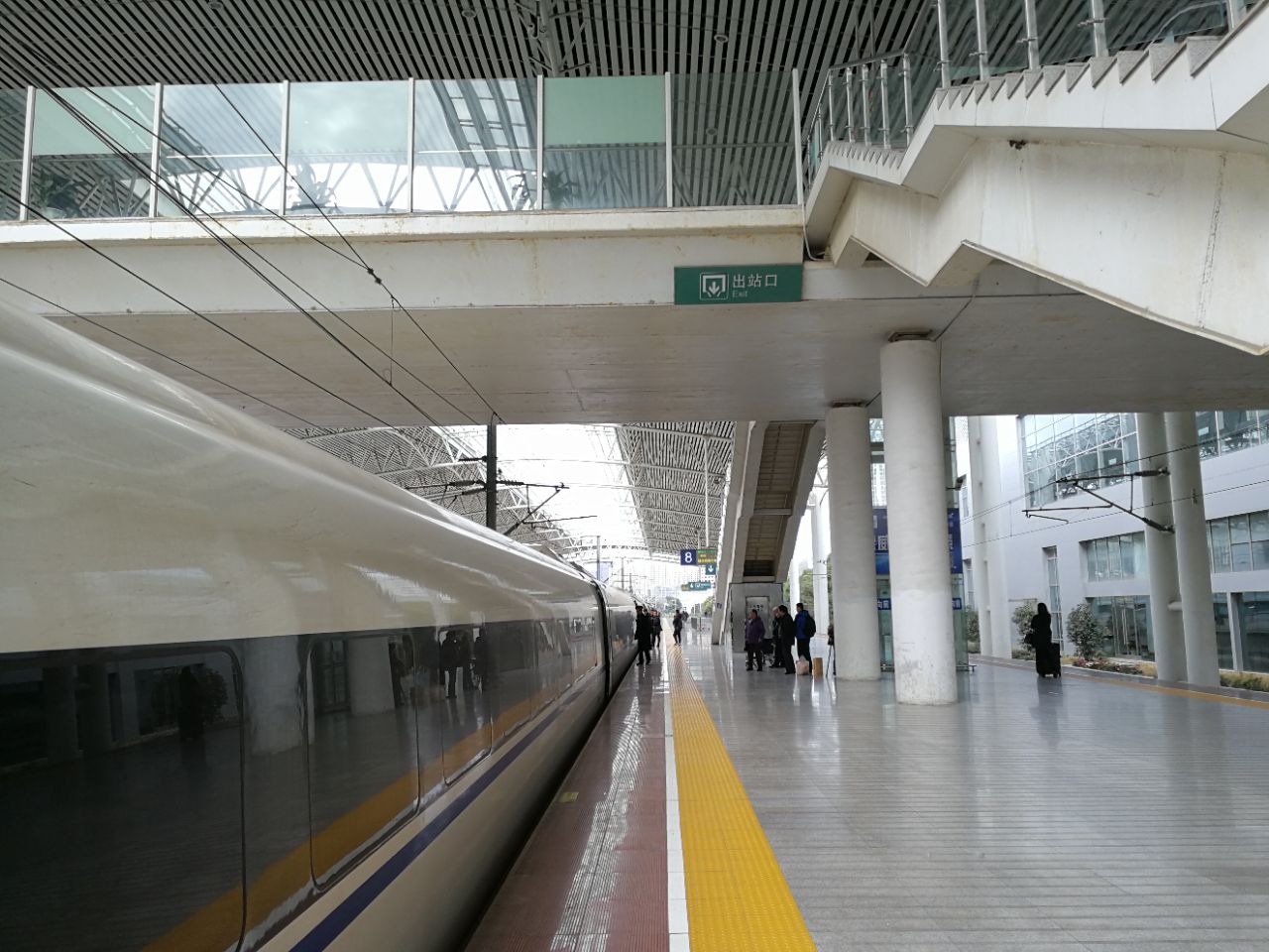 常州北站站台图片