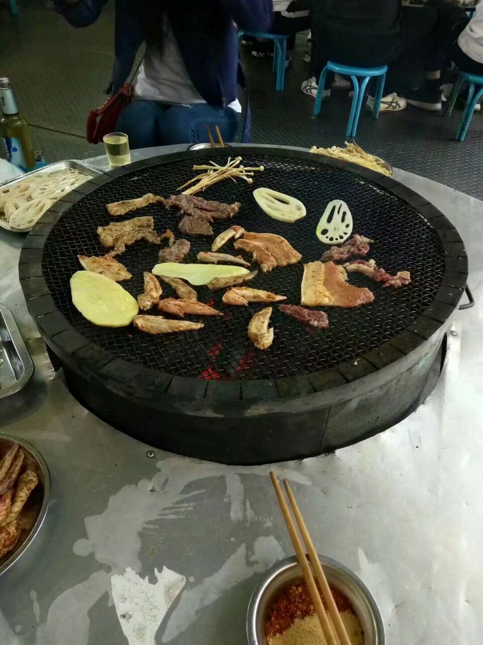 陕西火焰山烧烤炉图片