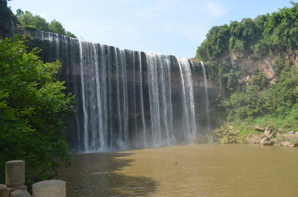 重庆万州大瀑布,图片,壁纸,自然风景-桌酷