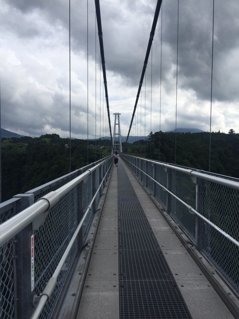 2017年7月11日下午4点半来到日本第一大吊桥,有空中散步道美誉的九重