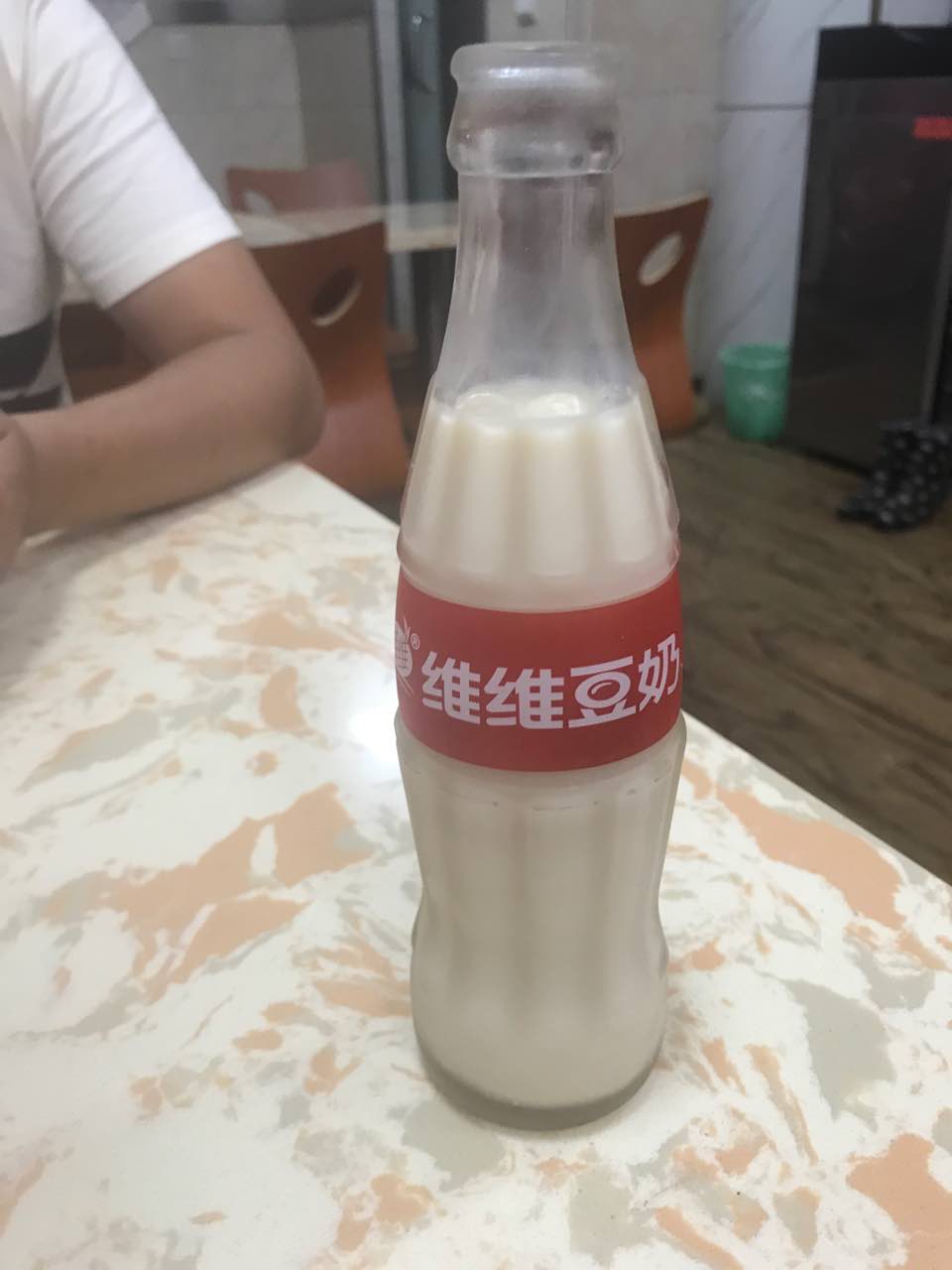 冰豆奶 猪肝煲,味道还行!也不贵!