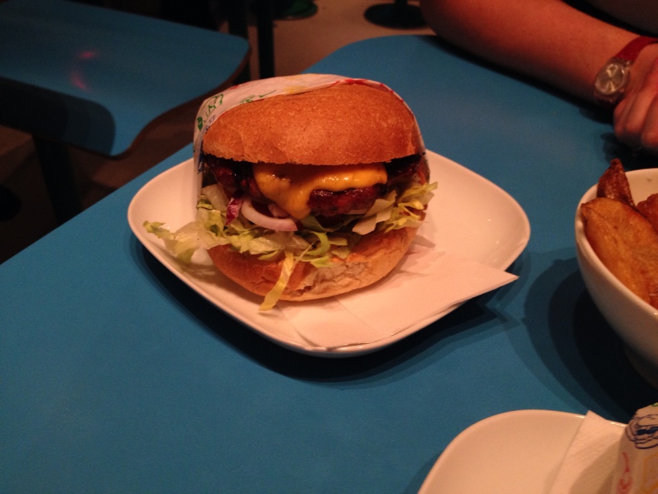 excellent burgers: the royale with cheese is su.