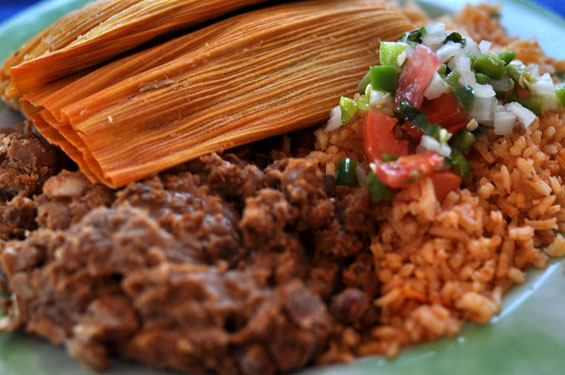 the food to order here is you guessed it tamales, albeit