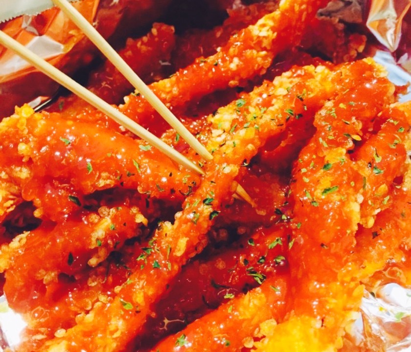 2023江原道炸鸡啤酒(龙湖店)美食餐厅,不是很好找,在角落了,可是.