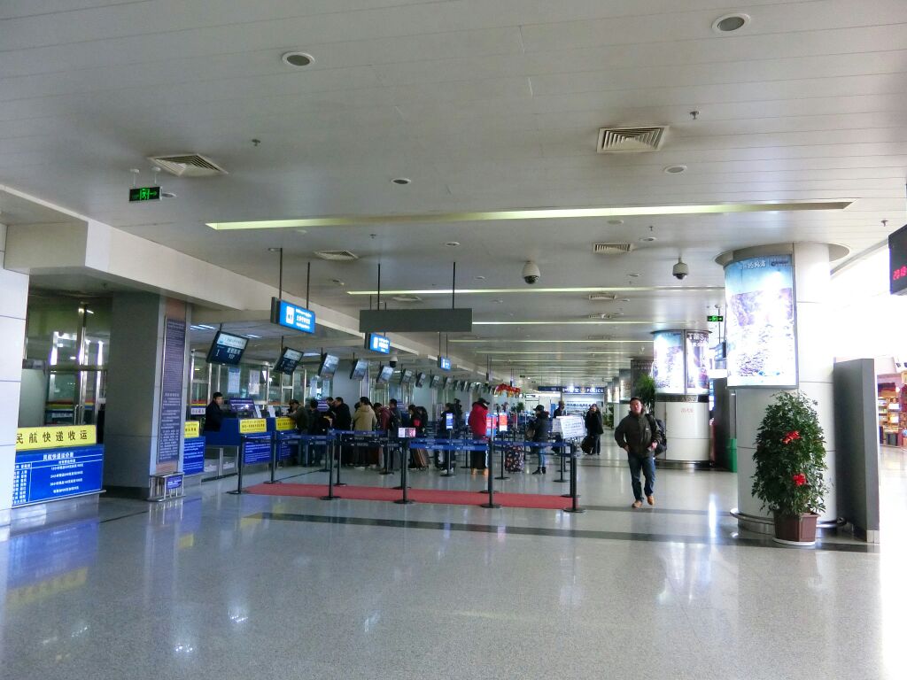 拉萨贡嘎机场登机口图图片