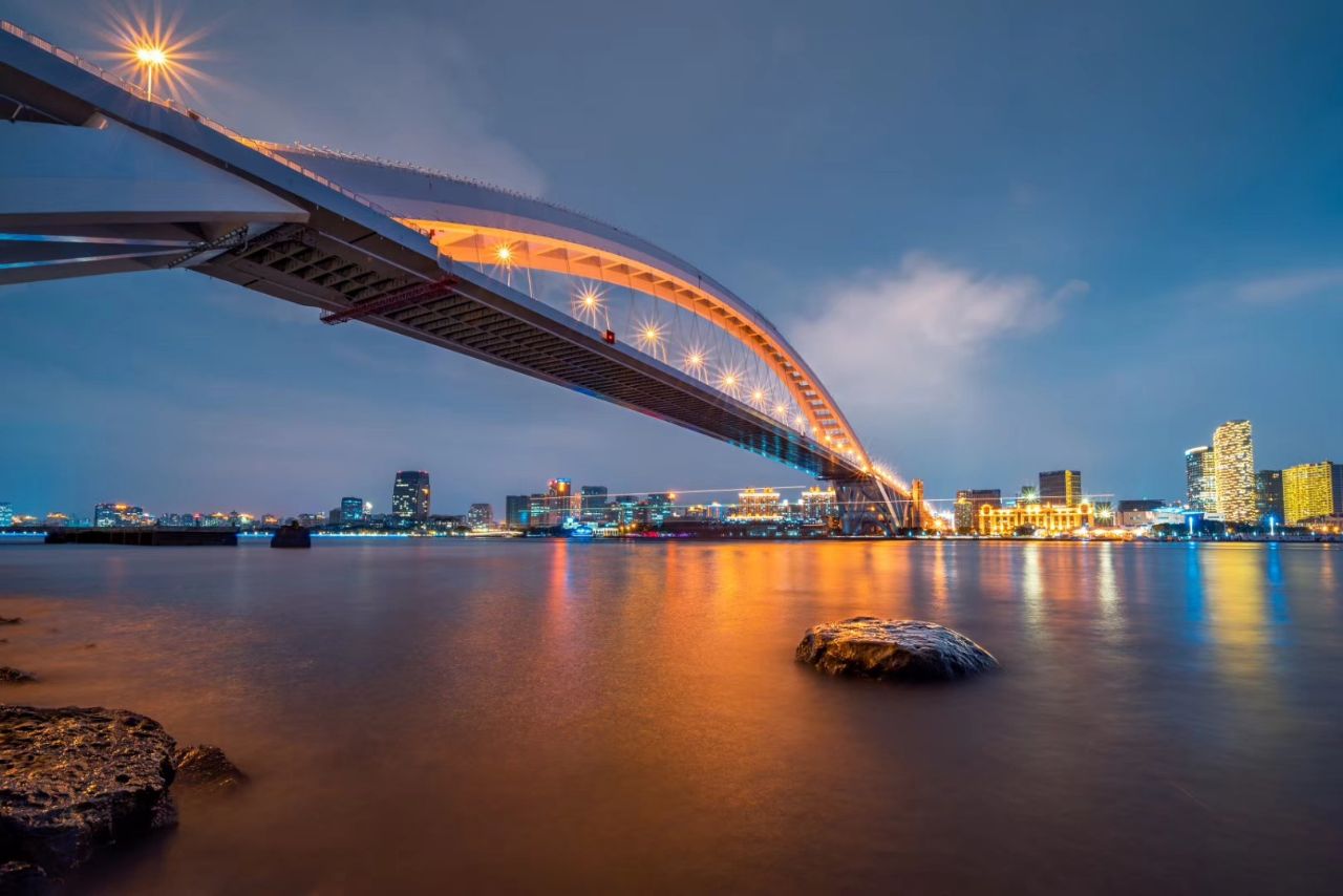 壮观的上海高架桥(立交桥) - 25H.NET壁纸库