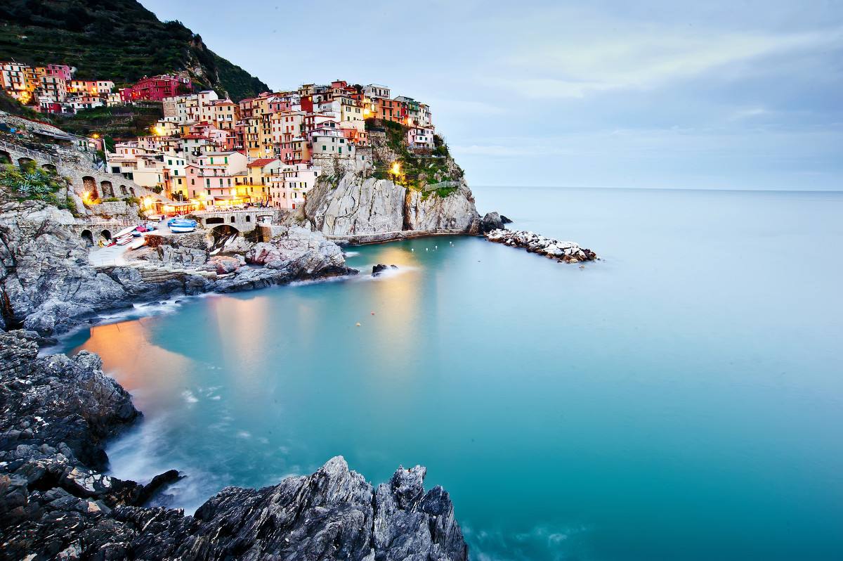 意大利的彩色五渔村，真美 （ins:doounias ）|五渔村|真美|意大利_新浪新闻