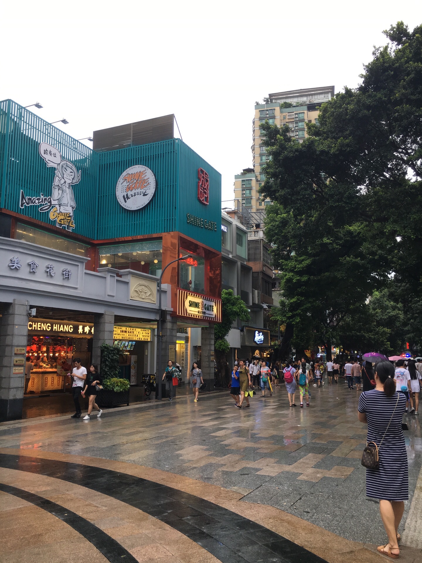 北京路步行街旅遊景點攻略圖