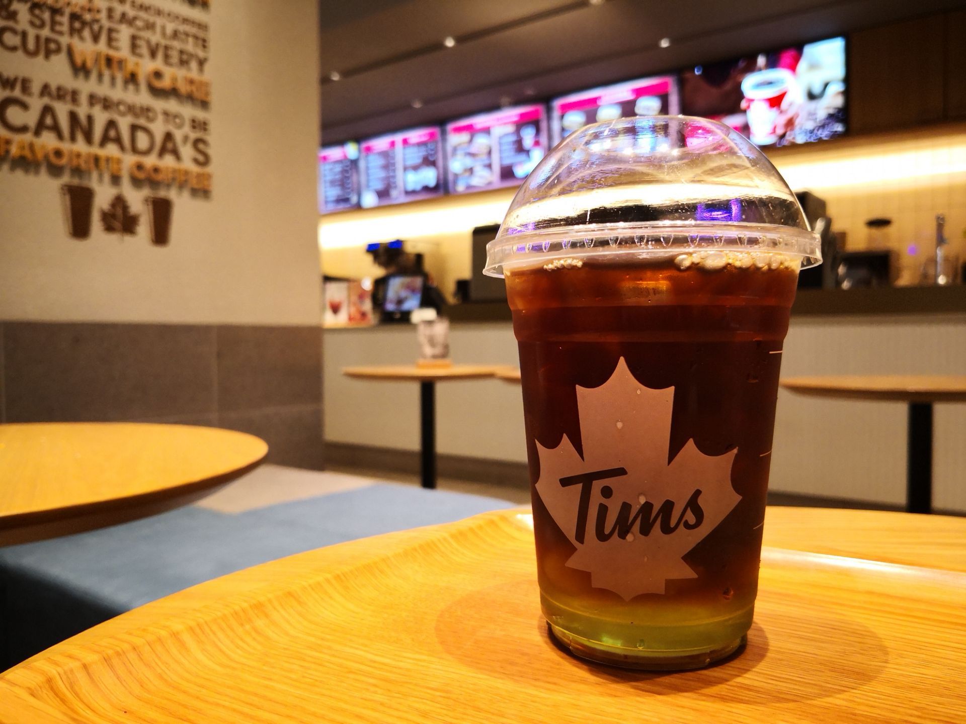 coffee house(上滨生活广场店)餐馆,最近喝咖啡都在tims