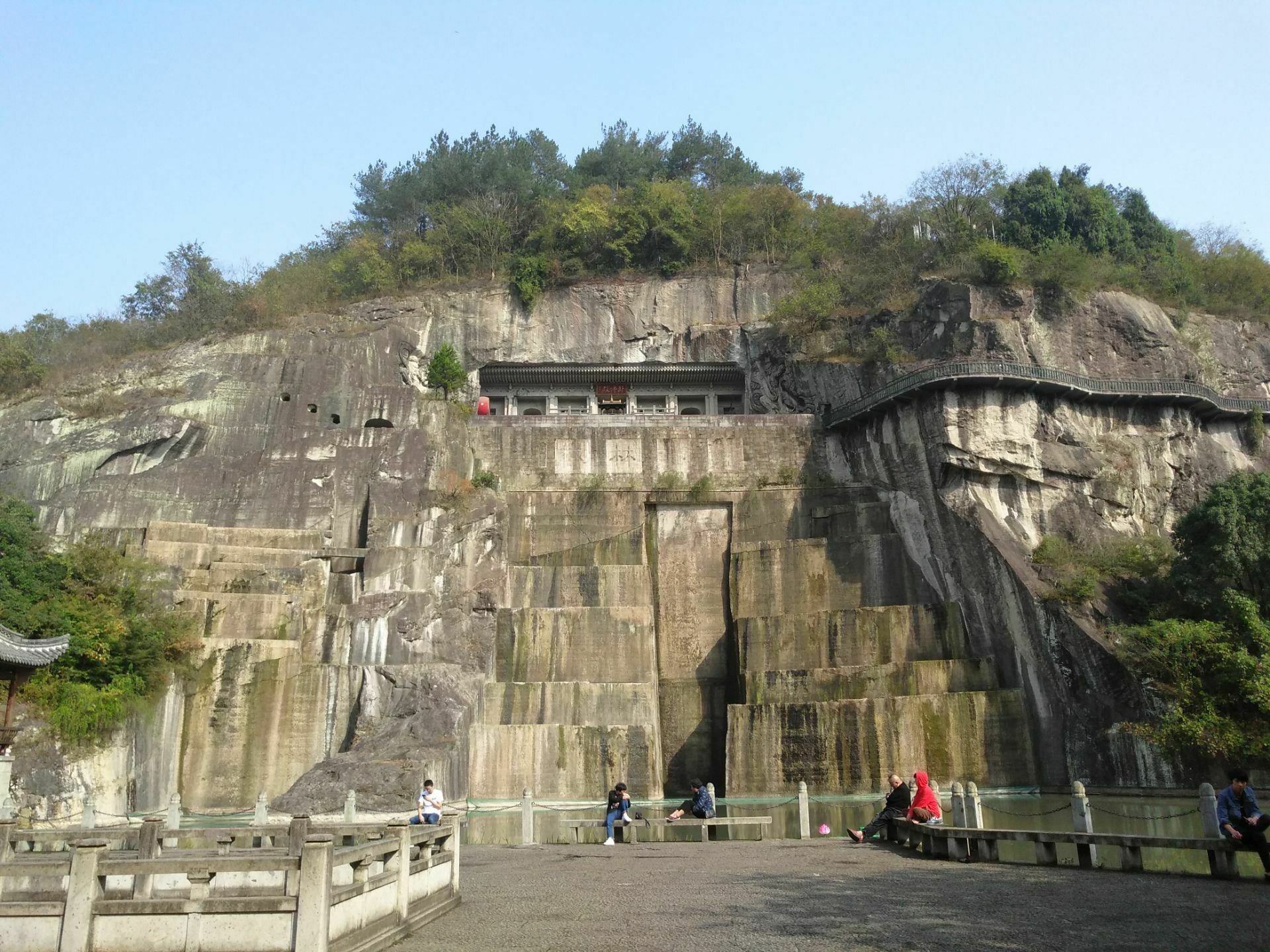 新昌双林石窟,新昌千丈幽谷,新昌沃洲湖_大山谷图库