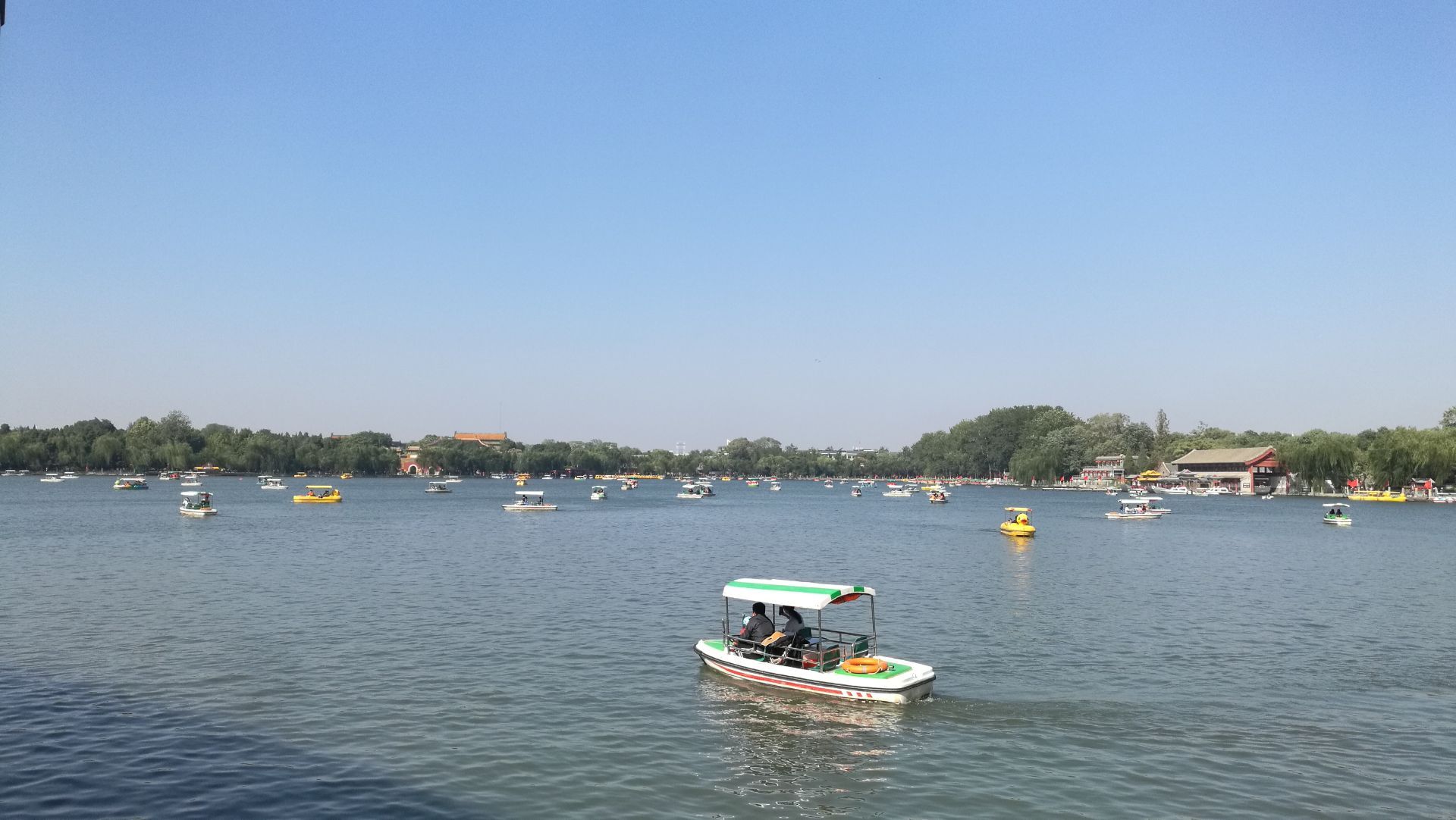 北海公園遊船旅遊景點攻略圖