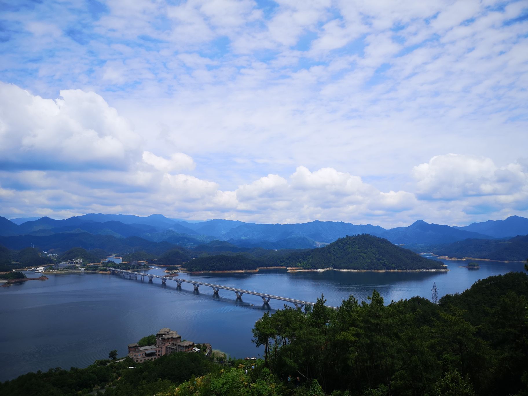 天台山天湖风景区图片