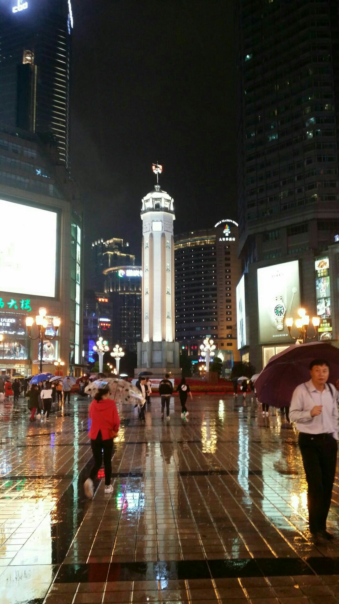 重庆解放碑夜景图片素材-编号24097172-图行天下