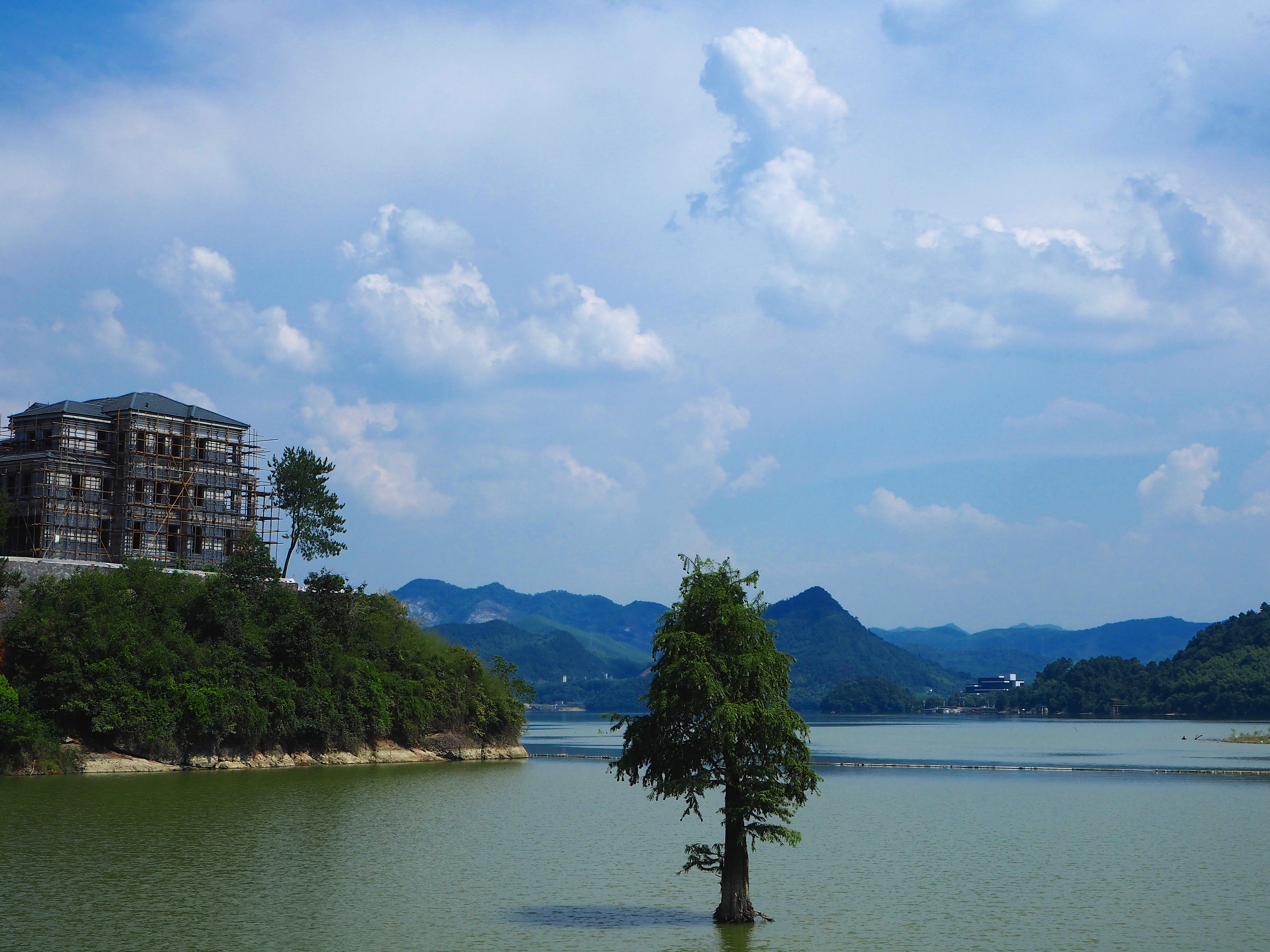 崇阳青山湖风景区图片