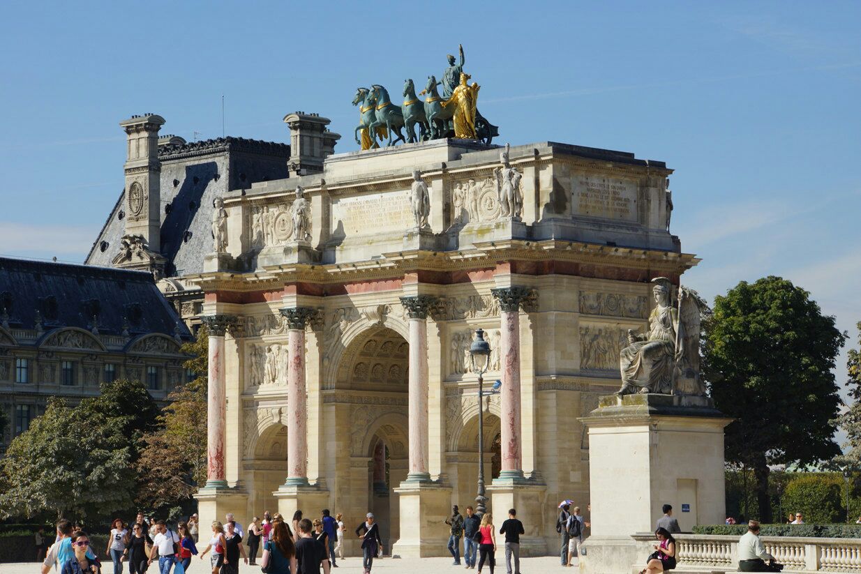 【携程攻略】巴黎小凯旋门景点,为庆祝拿破仑·波拿巴1805年的一