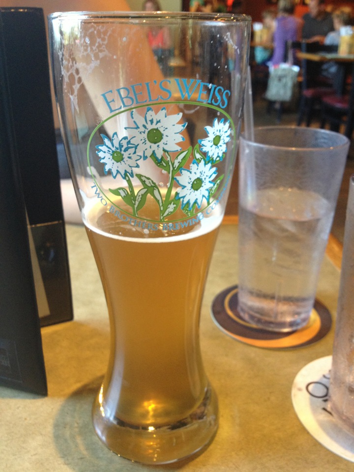 the ebels weiss beer is awesome with vanilla a.