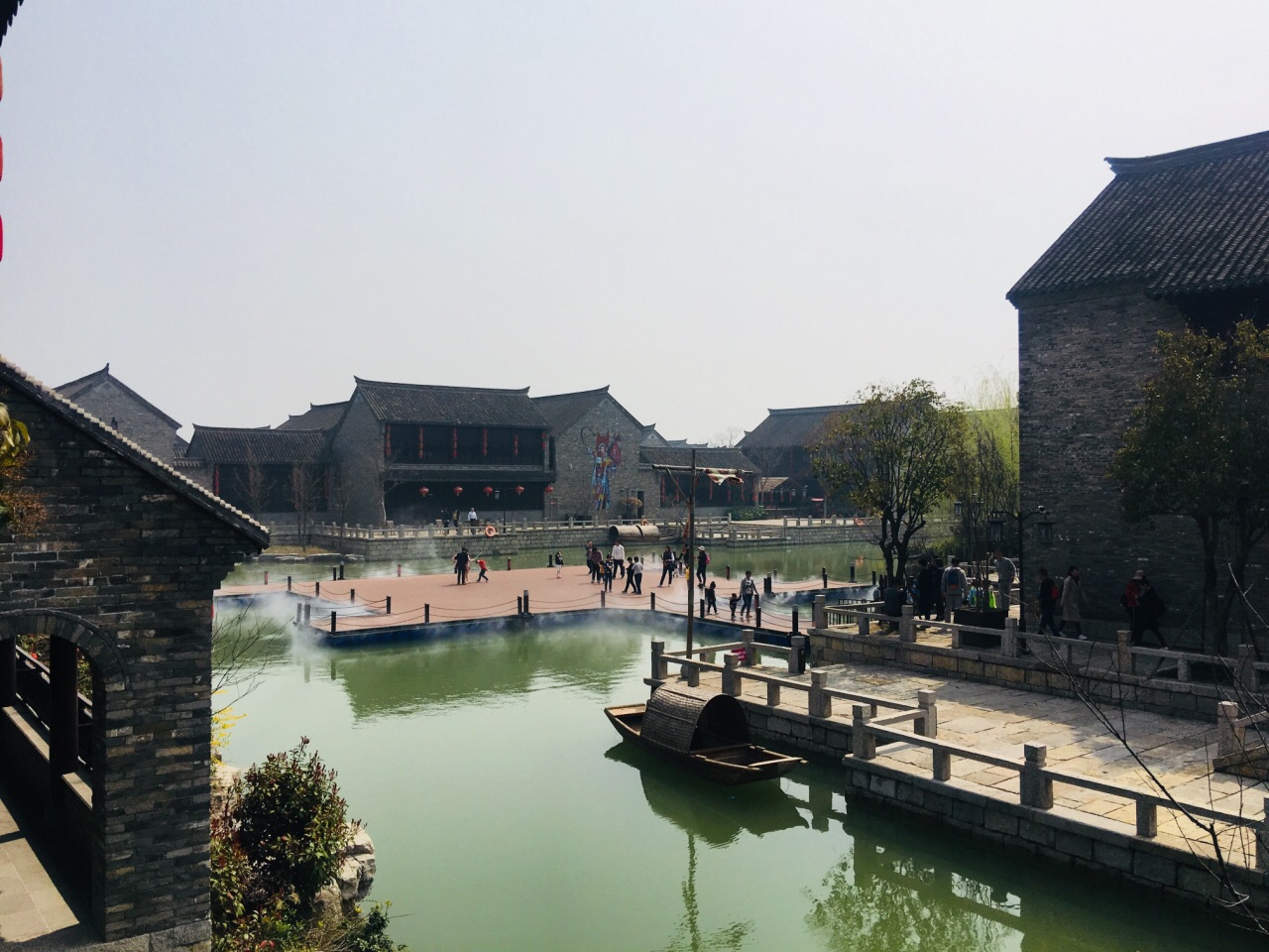 【携程攻略】徐州潘安水镇景点,建设的还行,不过有些问题,镇子里的