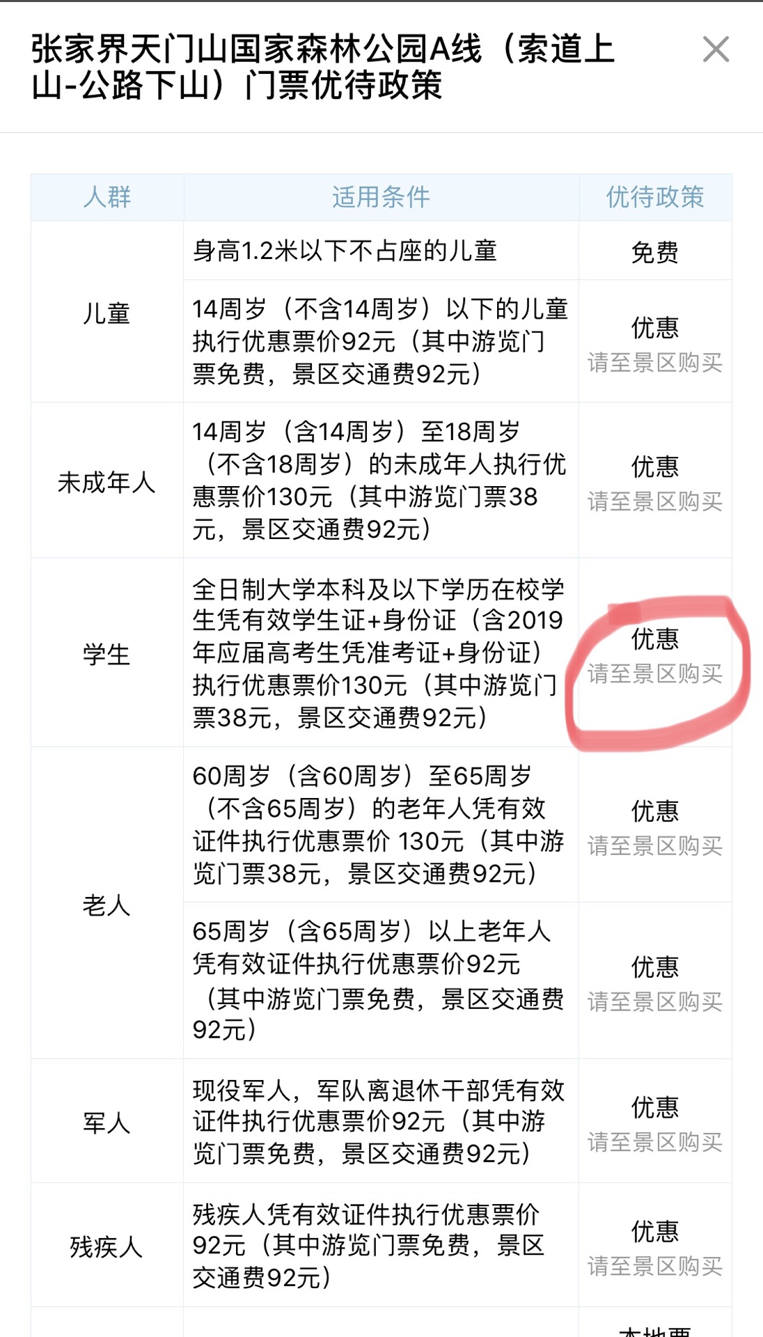 张家界天门山门票 携程网