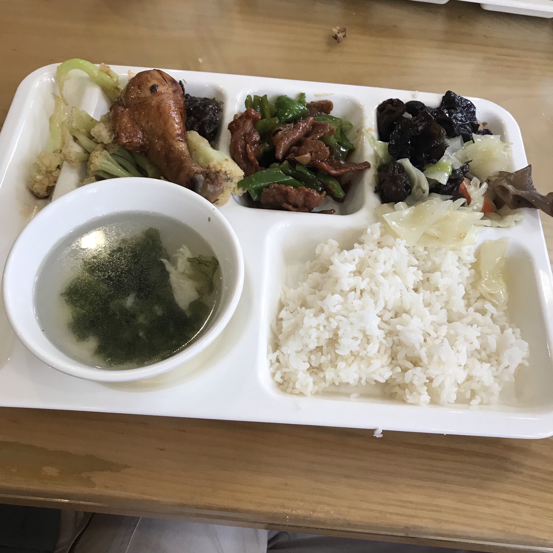 上海财经大学食堂图片