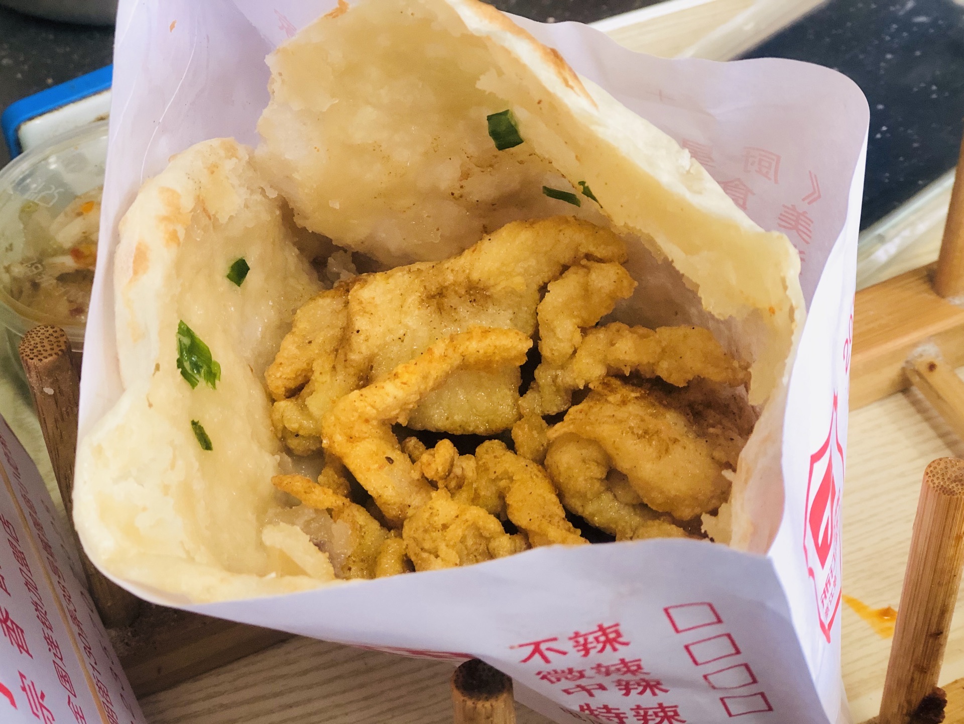 卢记烧饼鸡柳饼