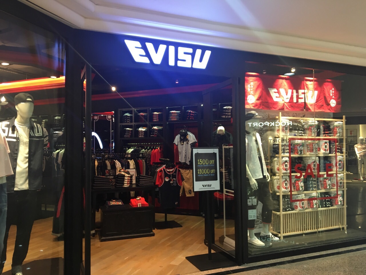 香港evisu(锣湾时代广场店)怎么样/如何去,evisu(锣湾时代广场店)购物