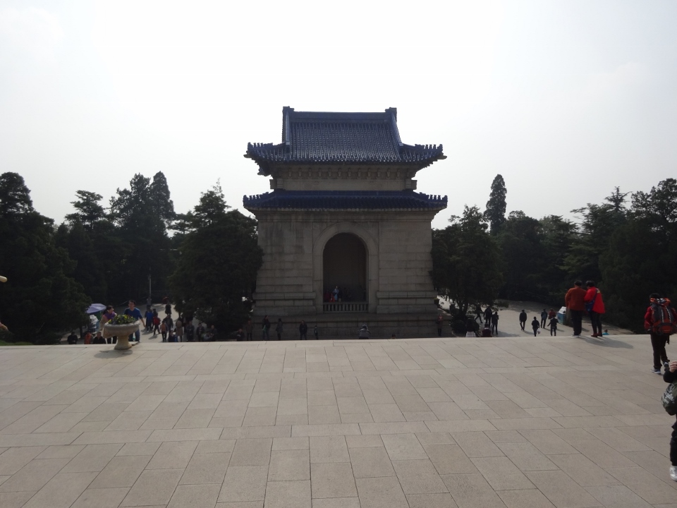 南京中山陵碑亭图片