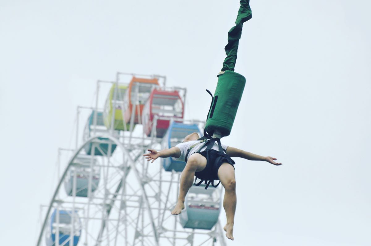 【携程攻略】温州温州乐园景点,蹦极!我伙呆了好吗?