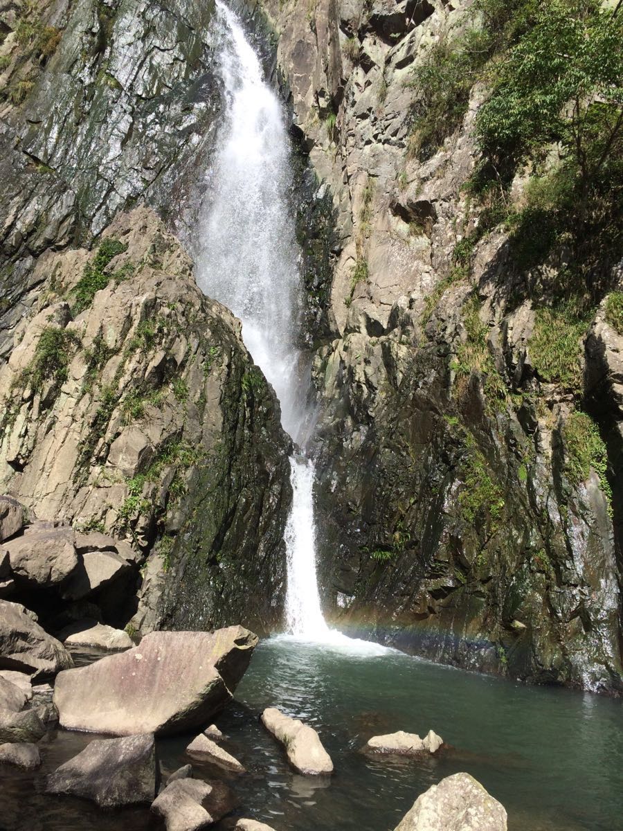 百丈飞瀑旅游景点攻略图