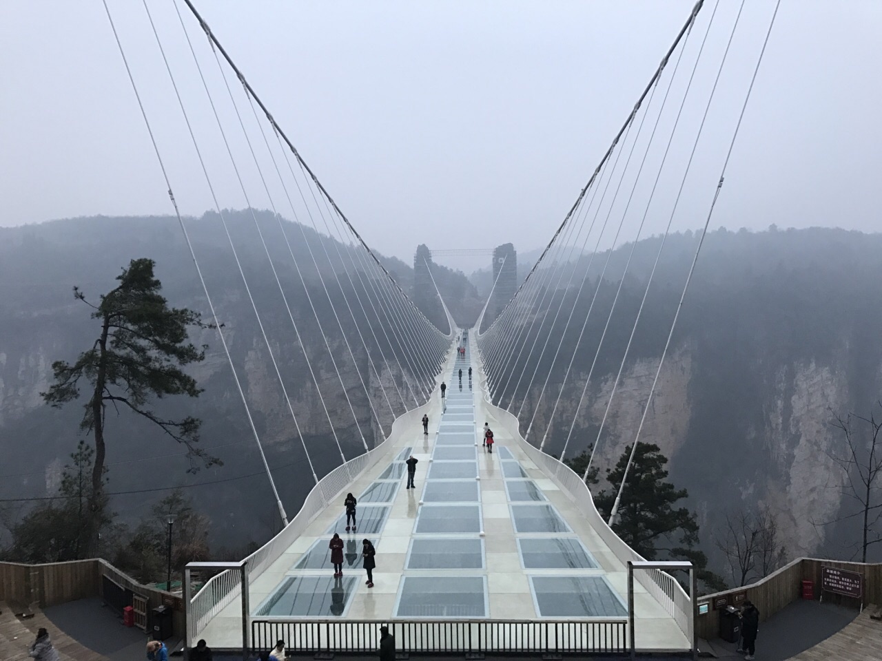 張家界大峽谷玻璃橋旅遊景點攻略圖