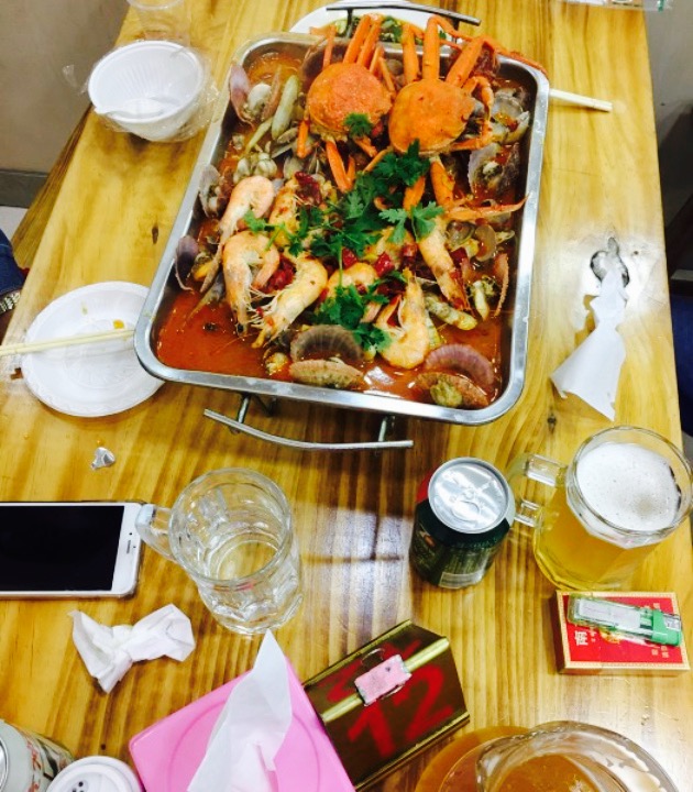 2022老码头海鲜大排档(广西路店)美食餐厅,.,在这个美好的日子里,更.