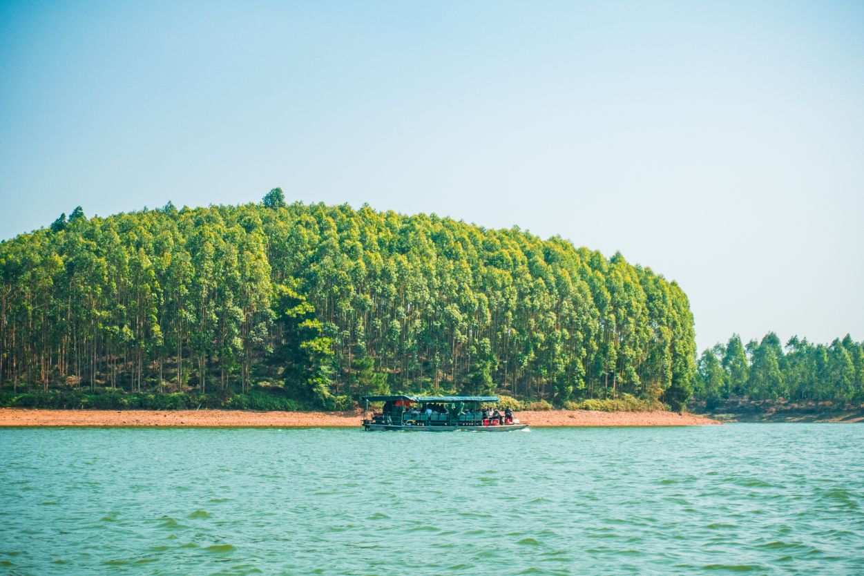 在北海合浦县的星岛湖航拍,发现这里像极了杭州千岛湖