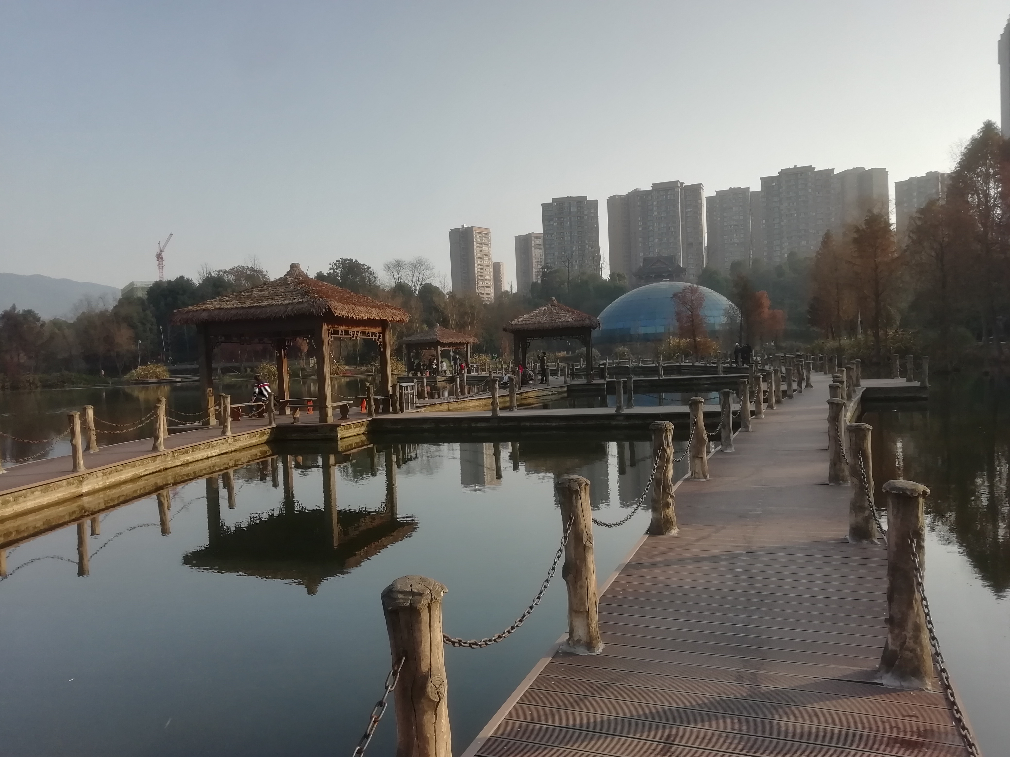 【携程攻略】景点,观音塘湿地公园位于重庆市璧山区，公园以湖水为主体，建有亲水栈道、…