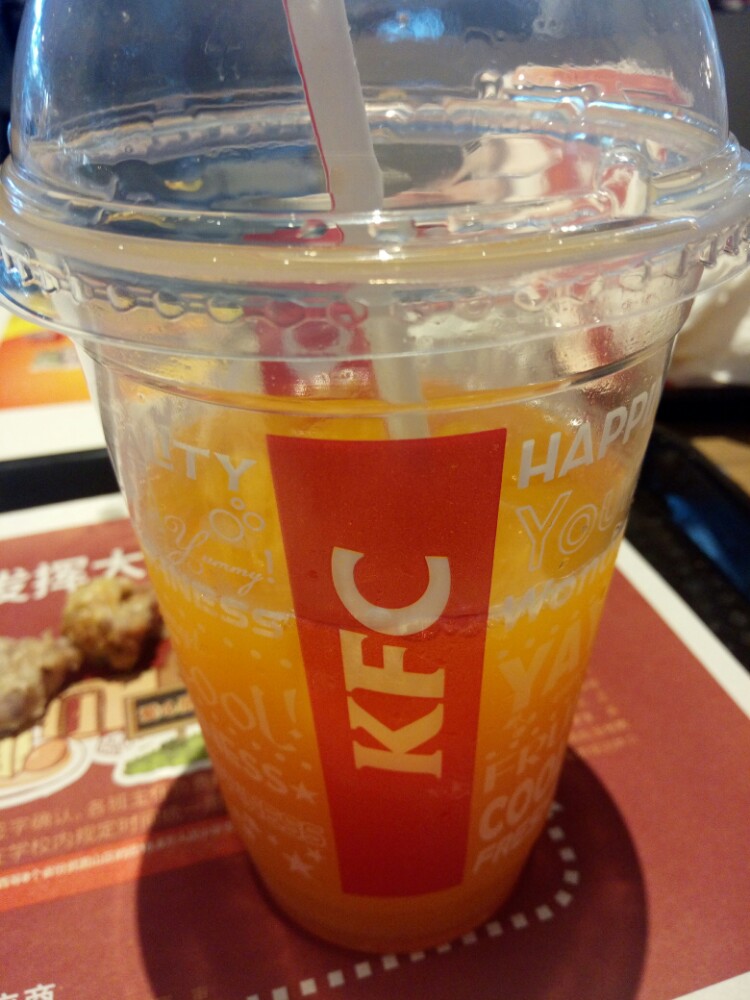 2021肯德基(京广桥店)美食餐厅,今天辣翅太咸烤翅又太淡橙汁还行 【去