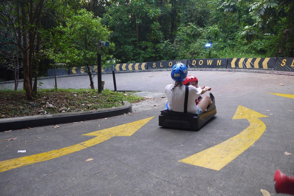 圣淘沙天际线斜坡滑车