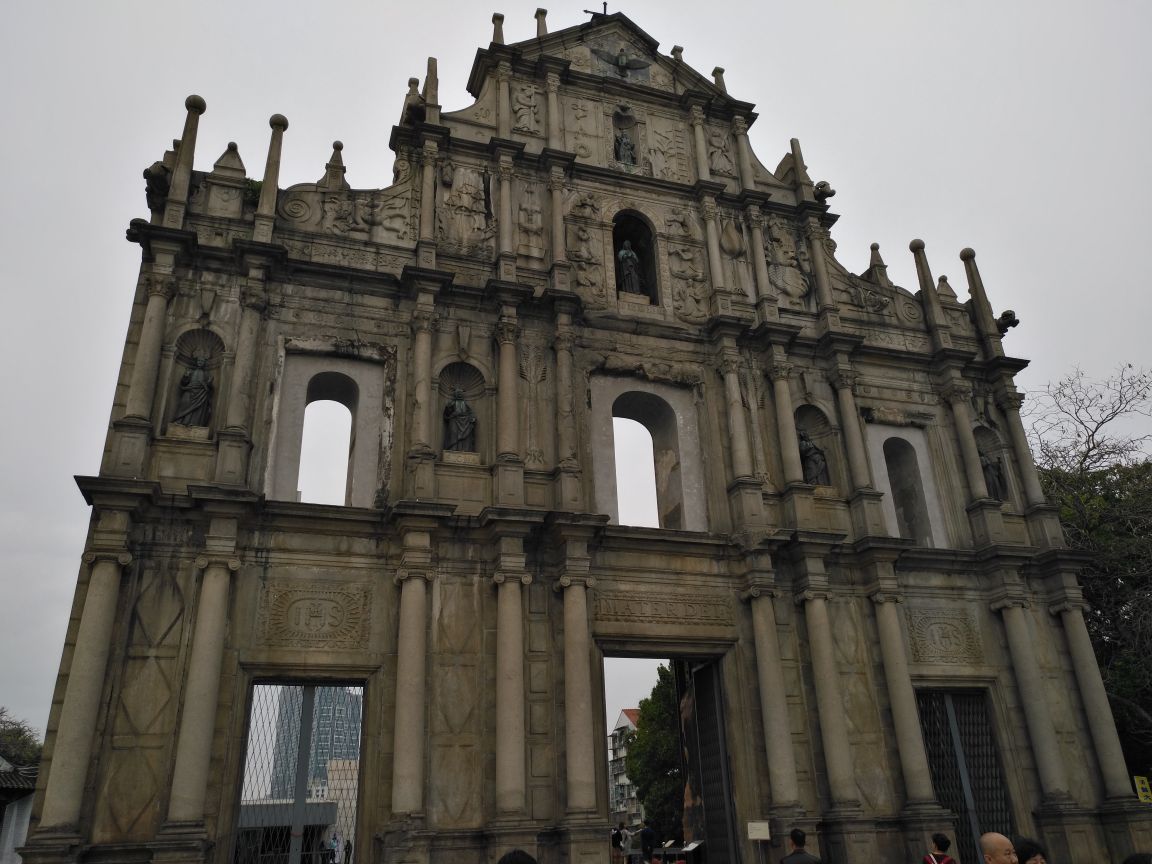 【携程攻略】澳门大三巴牌坊景点,去澳门必去的景点,非常漂亮,壮欢.